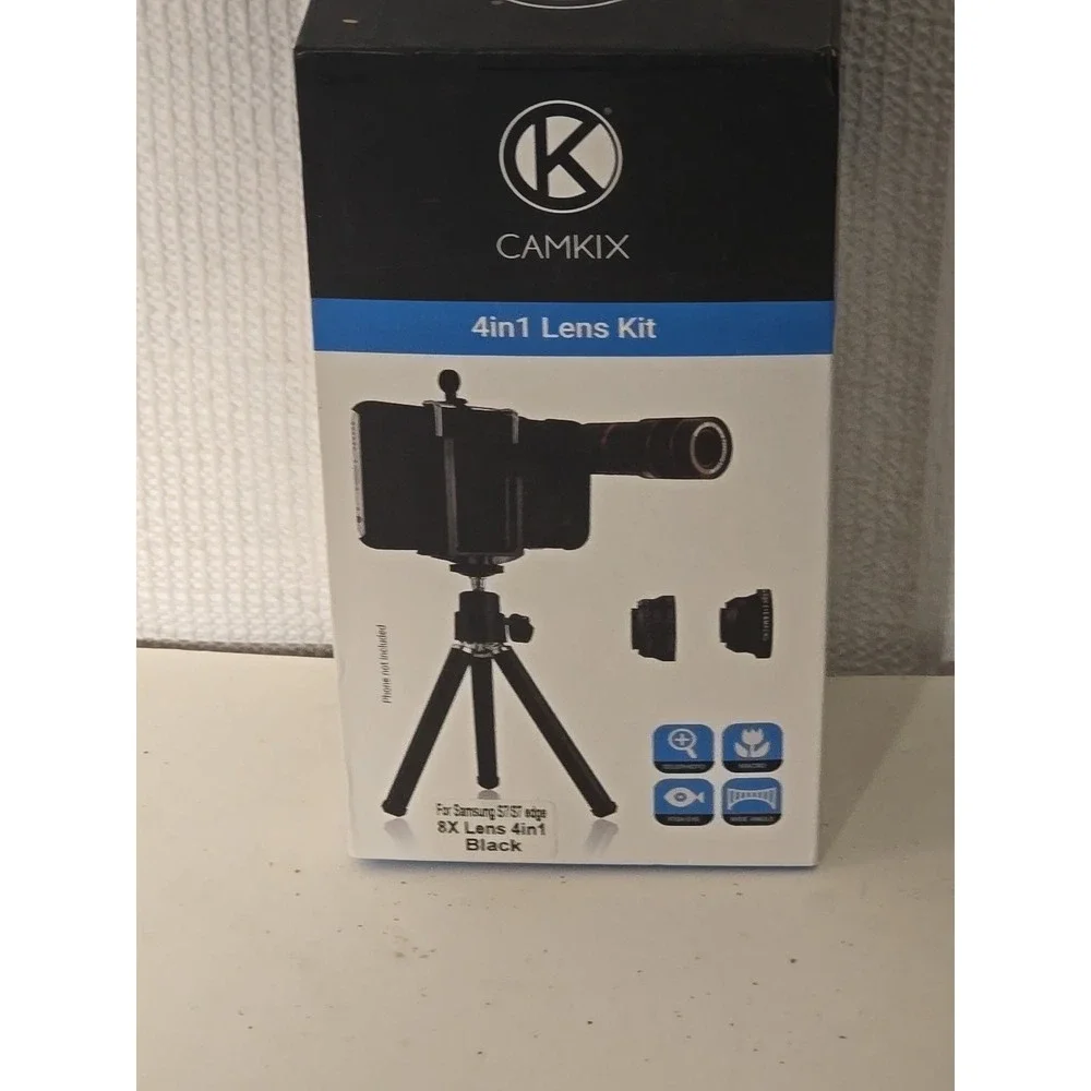 CamKix 4-in-1 iPhone Lens Kit 12X Telephoto Wide Macro Fisheye Zoom Tested Works